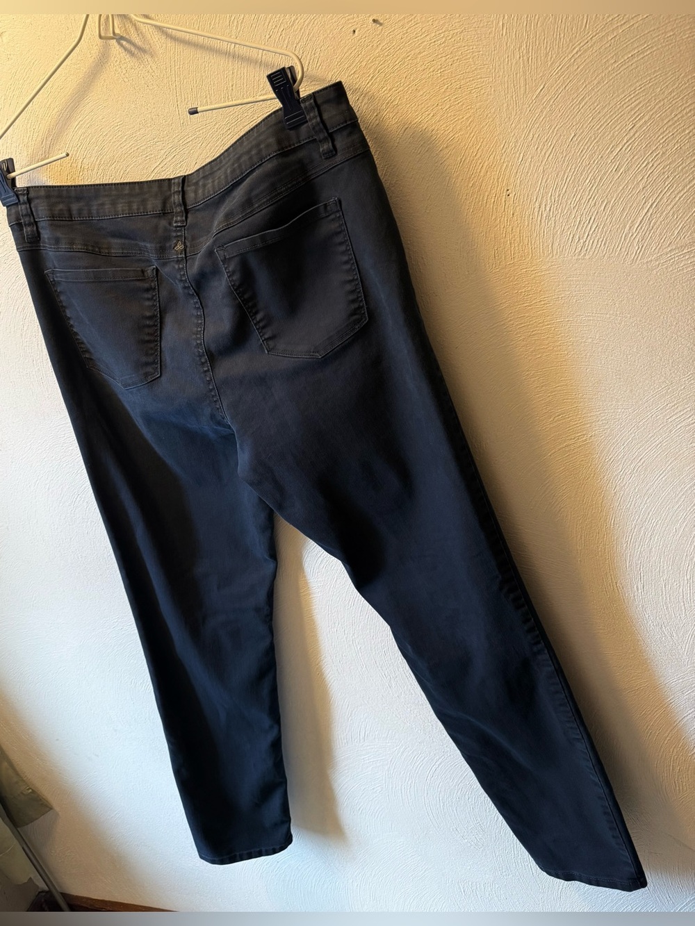 PrAna Organic Cotton Blend Blue Slim Straight Pants Stretch Everyday Chinos 14 - Picture 2 of 3